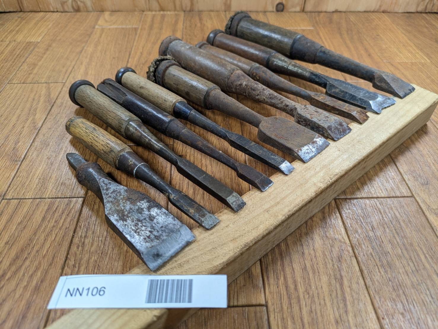 BROKEN DAMAGED Japanese vintage chisel Nomi 29.10.9.11.9.30.20.12.29.23mm NN106