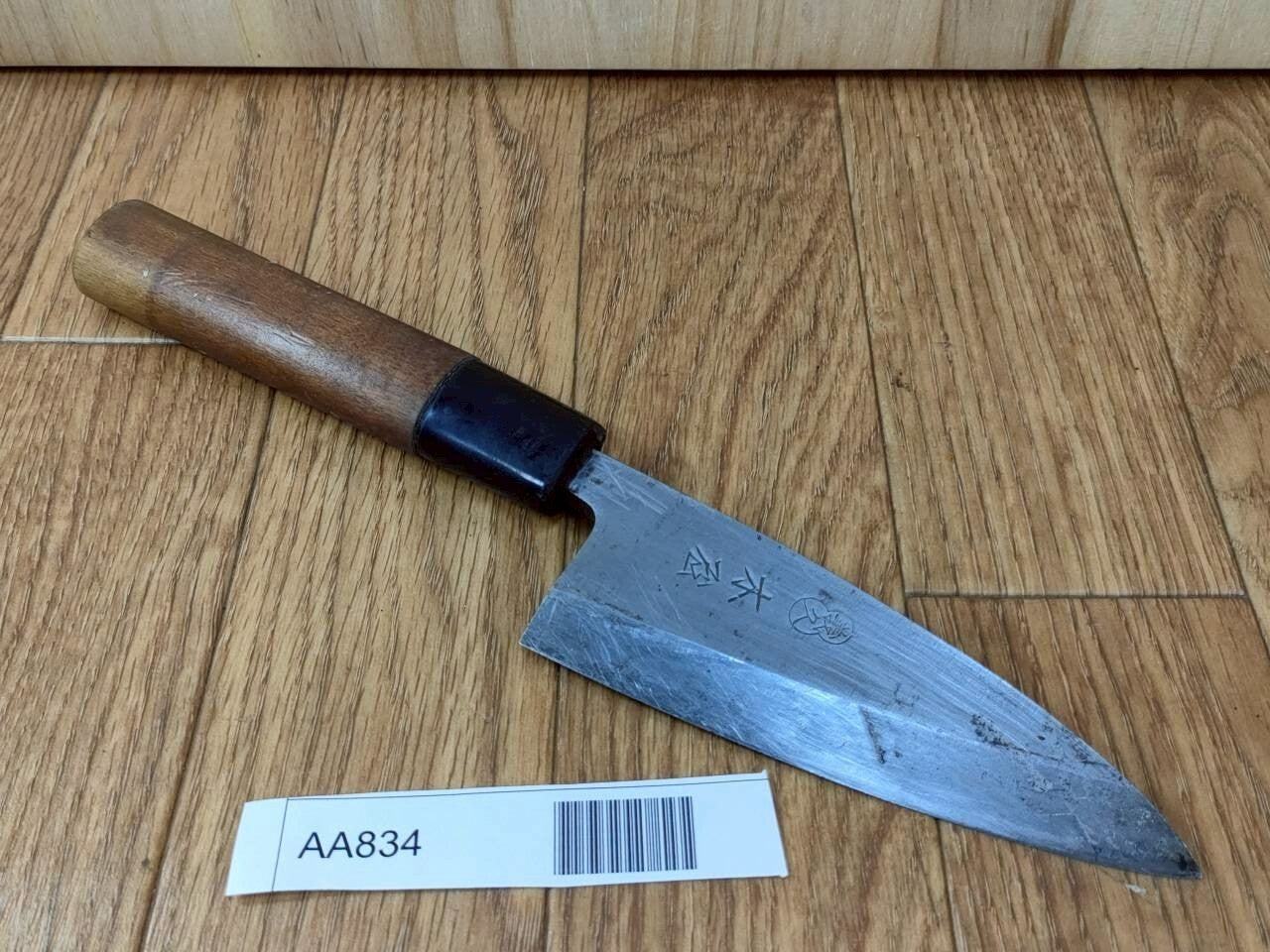 DAMAGED Japanese Chef's Kitchen Knife DEBA Vintage KIYA Japan 112/240mm AA834