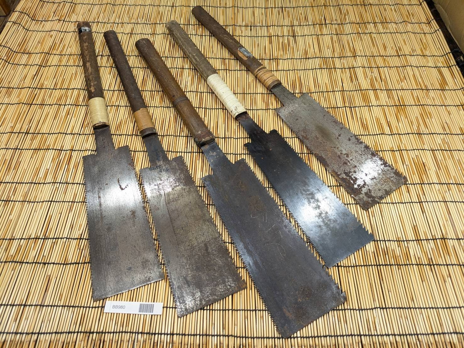 Broken Japanese vintage Pull Saw Draw Saw Carpentry Tool Japan blade 690mm BB980