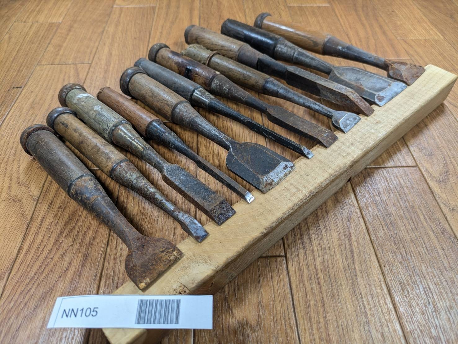 BROKEN DAMAGED Japanese vintage chisel 30.8.15.5.35.6.15.23.10.43.35mm NN105